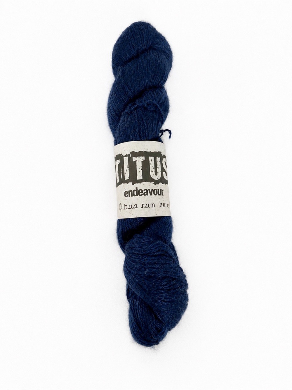 Endeavour Navy Blue Hand-Dyed Yarn Skein